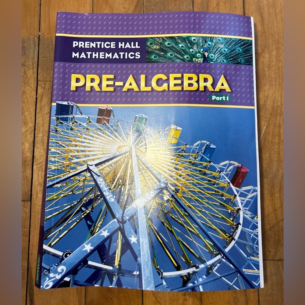 Pre algebra textbook!